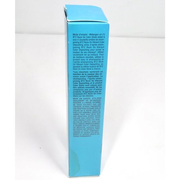 BTZ Rock On Color Shotz Temporary Color Tripped Up Turquoise .34 Fl oz New in Bo - Picture 4 of 7